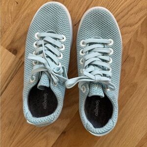 Allbirds Tree Pipers in light blue, new, 8